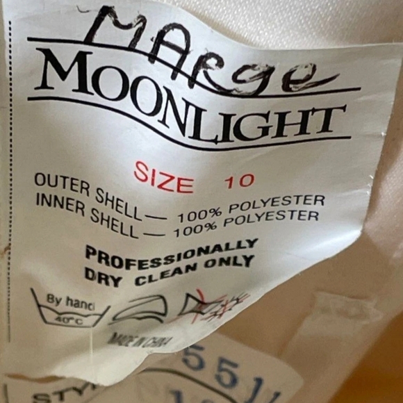New!!! Tags!!ALFRED ANGELO 'MARGE MOONLIGHT' EMBROIDERED COLLECTION Sz 10 A Line - Picture 5 of 17